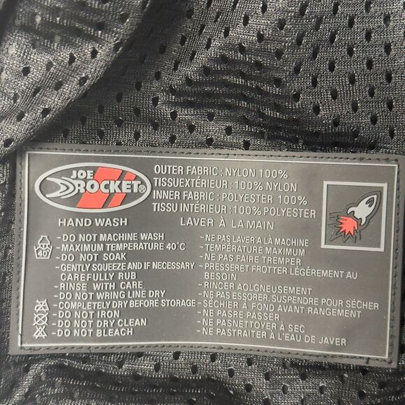 Joe Rocket Official Licensed Honda Racing Jacket Embroidered Logo Mesh Lined XL - Picture 5 of 12